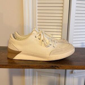 Sorel White Low Top Sneakers Casual W 10.5